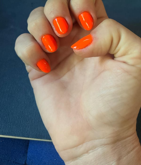 Picture by GiddyGoodwin saying 'My Lovely Multi-length Manicure'