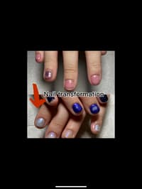 Picture showing Gel Manicure On My Friends Natural Nails