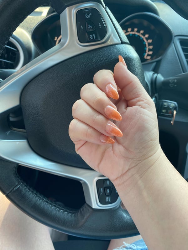 Picture by driedkitten saying 'Ombre Creamsicle 🍊'