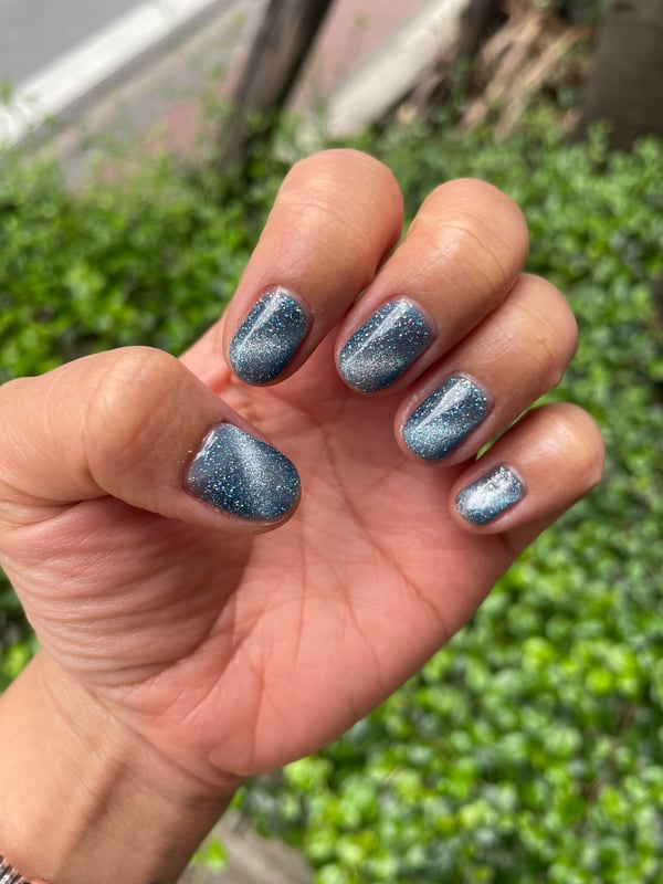 Picture by plopssy saying 'Galaxy Nails Today 💫'