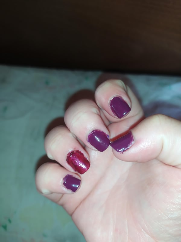 Picture by StinkyFart6969 showing 'Did I Do Well At Painting My Nails On My Own For The First Time?' number 2