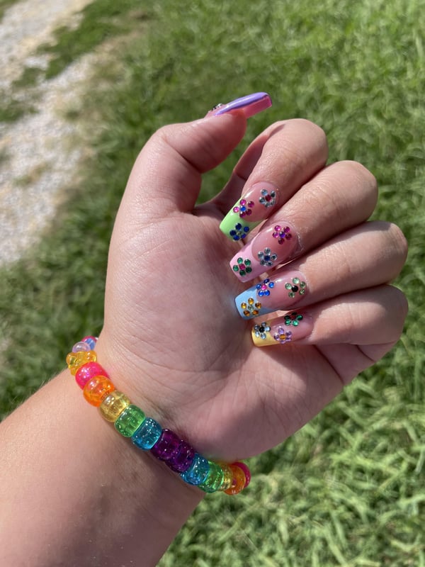 Picture by AzmaPump showing 'Birthday Nails!!! 🥳🎂💅✨' number 1