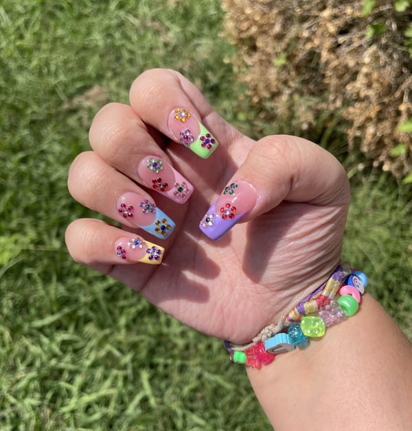 Picture by AzmaPump showing 'Birthday Nails!!! 🥳🎂💅✨' number 2