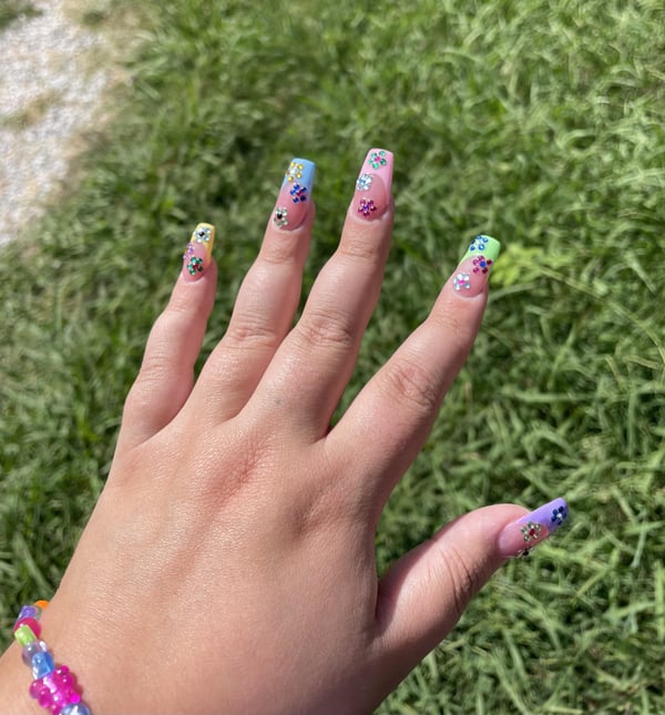 Picture by AzmaPump showing 'Birthday Nails!!! 🥳🎂💅✨' number 3