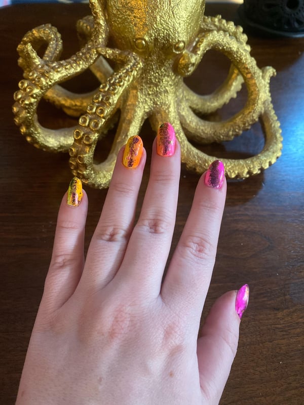 Picture by beautypirate showing 'Last Set Of Summer Nails' number 2