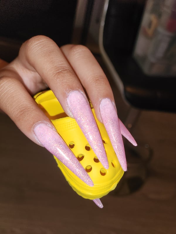 Picture by peachyubel saying 'Second Attempt At Doing My Nails, How Can I Avoid Messy Cuticles? :'