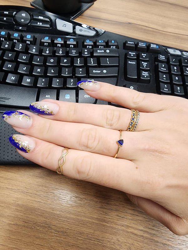 Picture by ShanWulff saying 'Nails To Match My Rings'